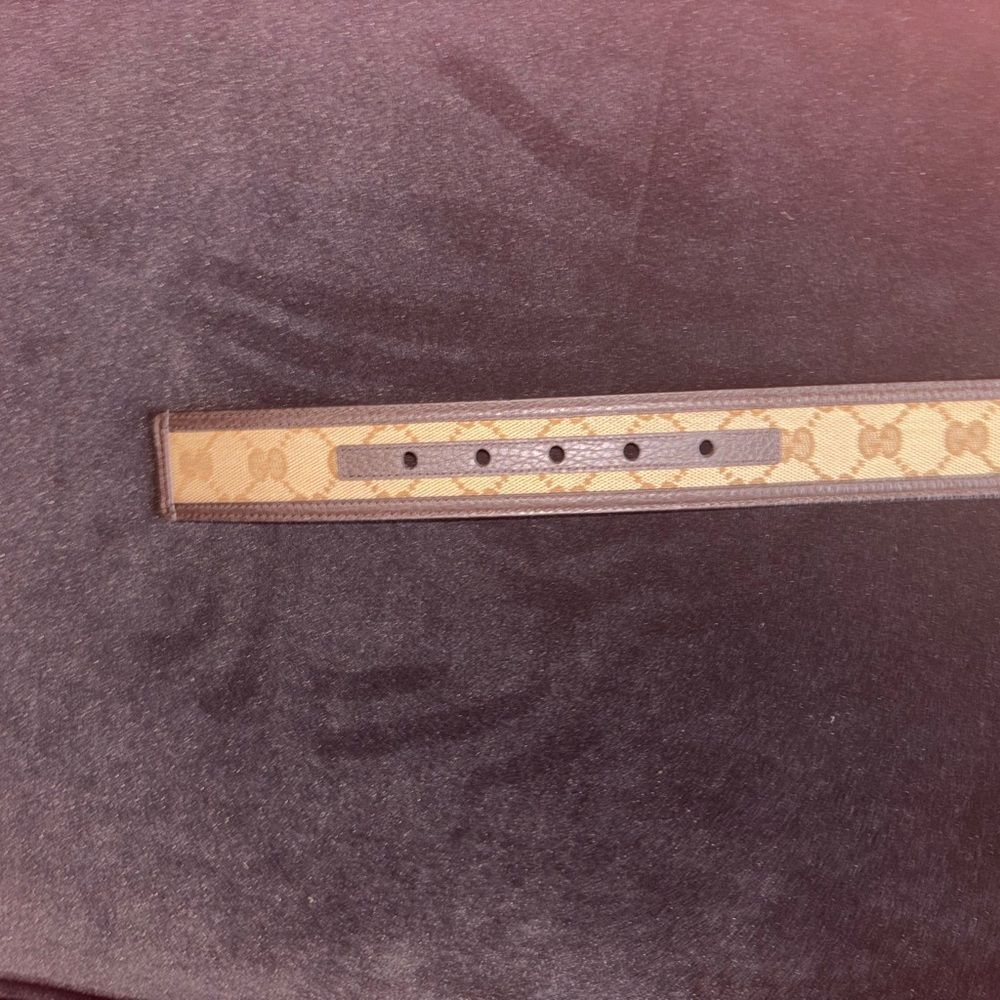 Brand new with box and dustbag Gucci unisex belt GG logo Leather Belt size 80 - Picture 7 of 9